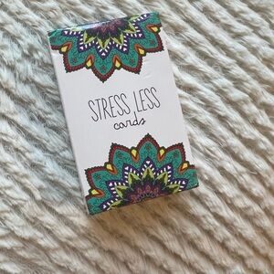 Stress Less Cards with Colorful Mandala Design